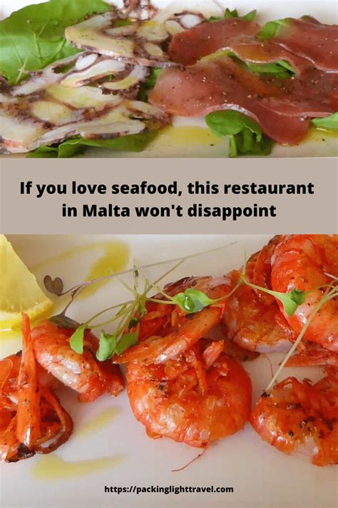 best seafood in malta